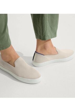 Rothy's | Women’s The Original Slip-On Washable Sneakers on Cream Size 6